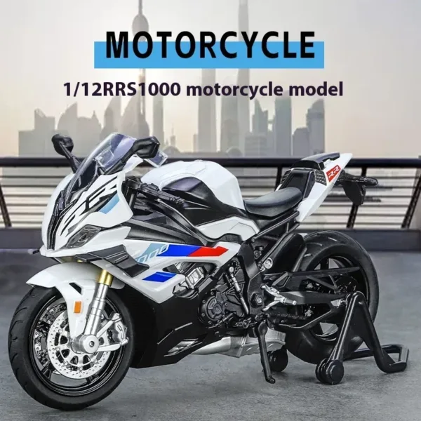 1:12 Scale BMW RRS1000 Diecast Motorcycle Model - Image 7