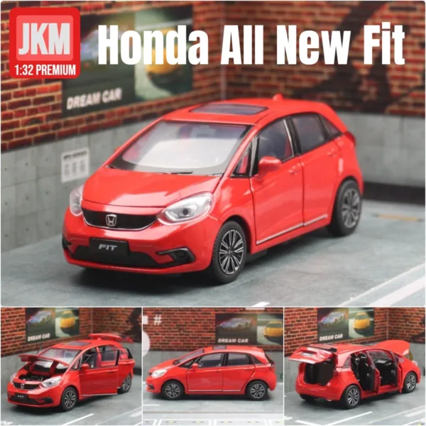 1/32 Scale Honda Fit Diecast Model Car - Image 9