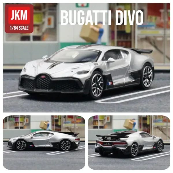 1/64 Scale Bugatti Diecast Model Car Collection - Image 9