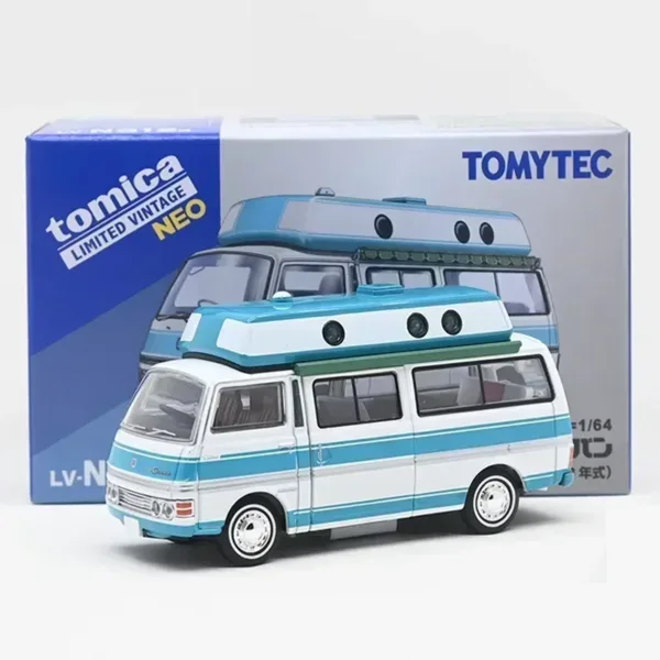 Nissan Caravan Blue Diecast Model 1:64 Scale - Image 6