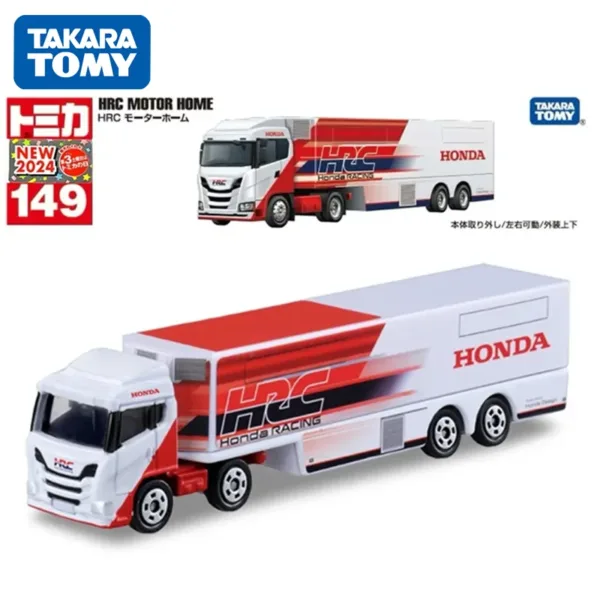 Honda Racing HRC Motor Home Diecast Model