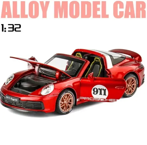 Porsche 911 Targa 4S Diecast Car Model - Image 2