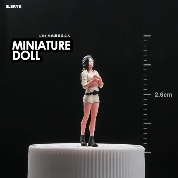 1/64 Scale Painted Fashion Girls Figurine - Image 9