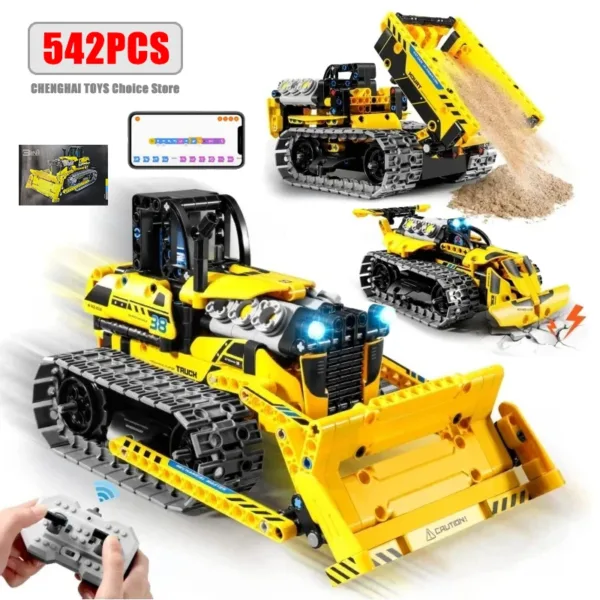 542pcs Remote Control Building Blocks Set