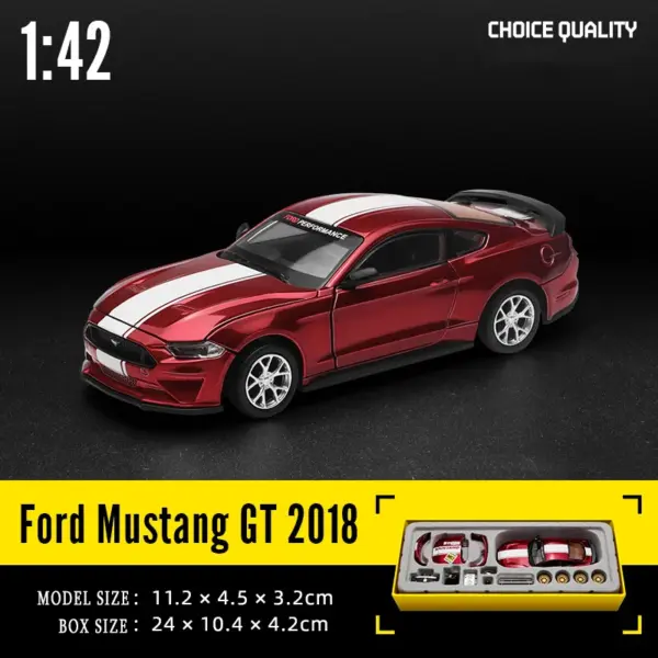 1:42 Scale Diecast Suzuki Jimny and Mustang GT - Image 8