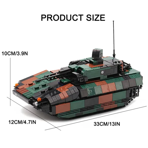 Military Tank Building Blocks Set 192-1912PCS - Image 5