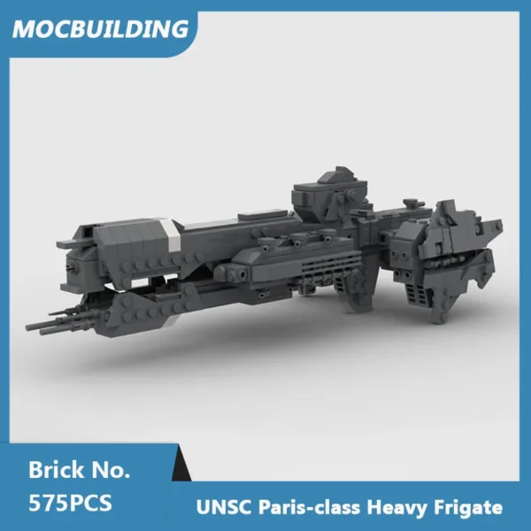 MOC Building Blocks UNSC Heavy Frigate 575PCS - Image 5