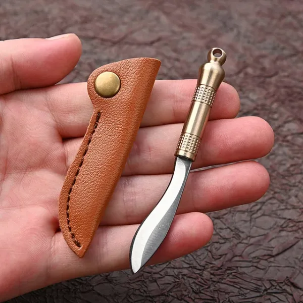 Brass Dragon Head Mini EDC Pocket Knife - Image 15
