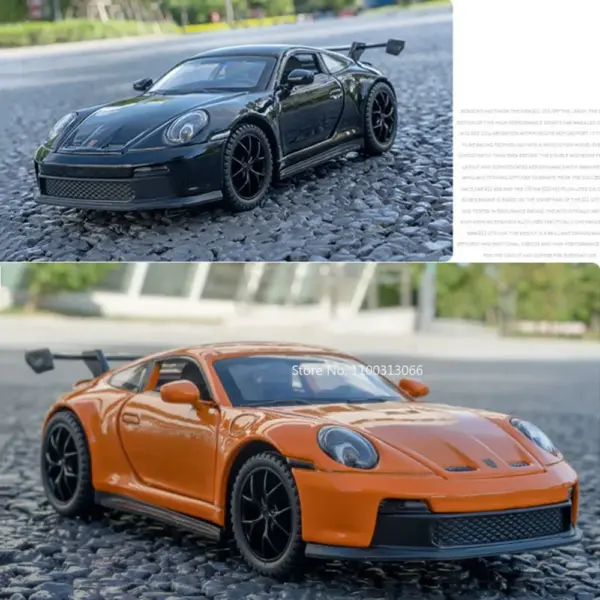 1:32 Scale Alloy 911 GT3 Sports Car Model - Image 6