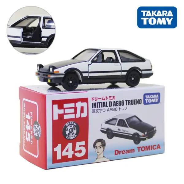 Takara Tomy 1/64 Initial D Trueno Diecast Car - Image 2