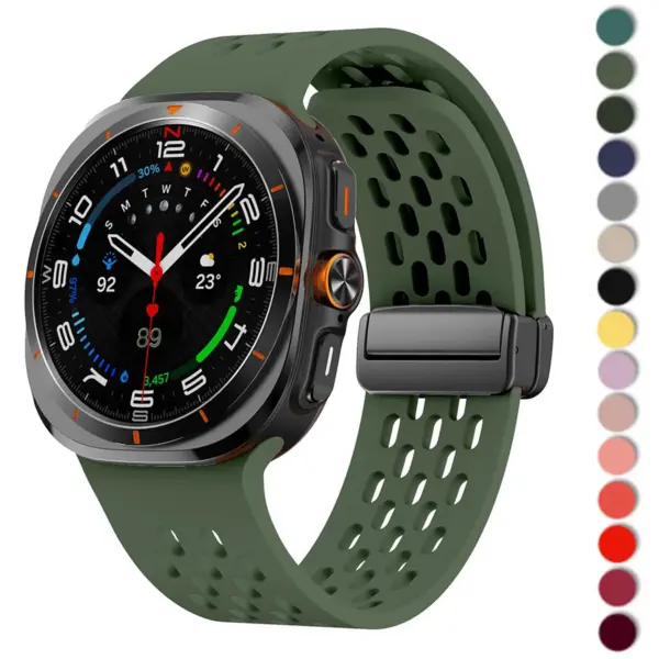 Magnetic Silicone Strap for Galaxy Watch Ultra