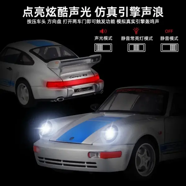 1:24 Porsche 964 RS Diecast Model Car - Image 5