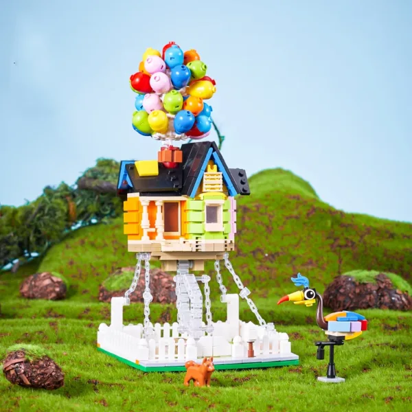 635PCS Balloon House Building Blocks Set - Image 2