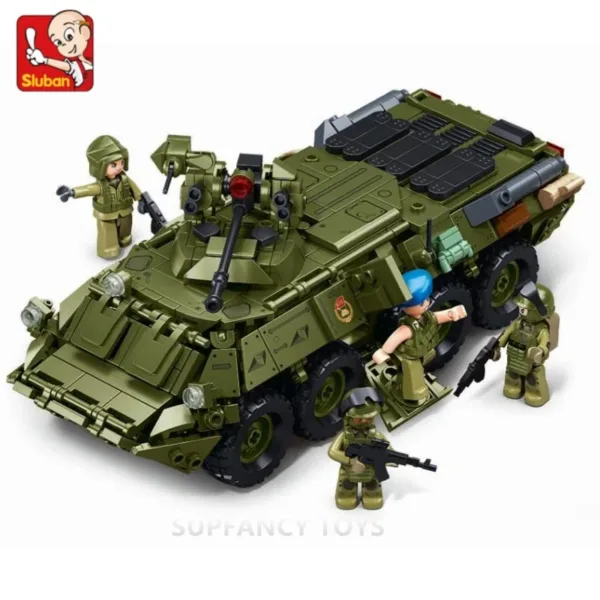 Military Model Bricks Tank Building Blocks Set - Image 4