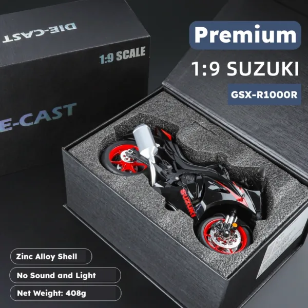 1/9 Scale Motorcycle Diecast Model Toy - Image 8