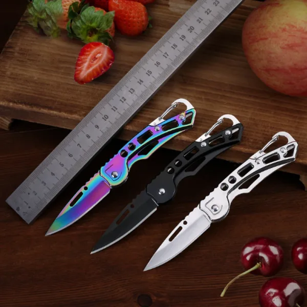 Stainless Steel Folding Fruit Knife EDC - Image 5