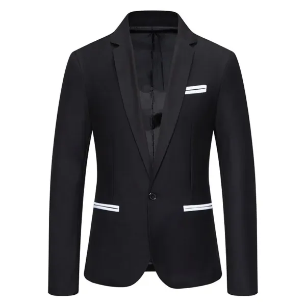 Men's Casual Spring Blazer Jacket - Image 9