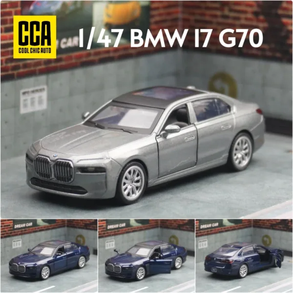 1/47 BMW I7 G70 Diecast Metal Toy Car