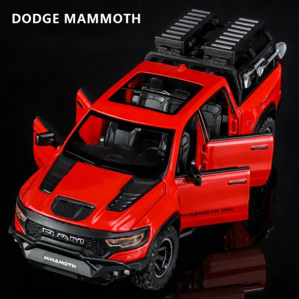 1:32 Scale Dodge RAM 1000 TRX Alloy Model Car - Image 4