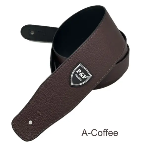 Adjustable 2.5 Inch PU Leather Guitar Strap - Image 11