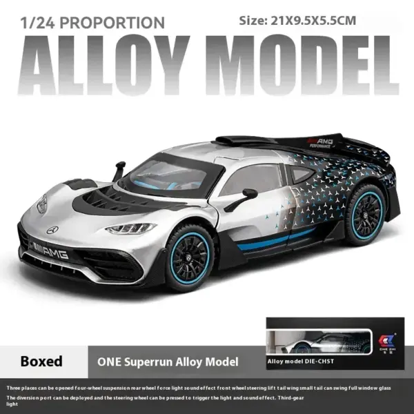 1:24 Mercedes Benz AMG ONE Alloy Car Model - Image 14