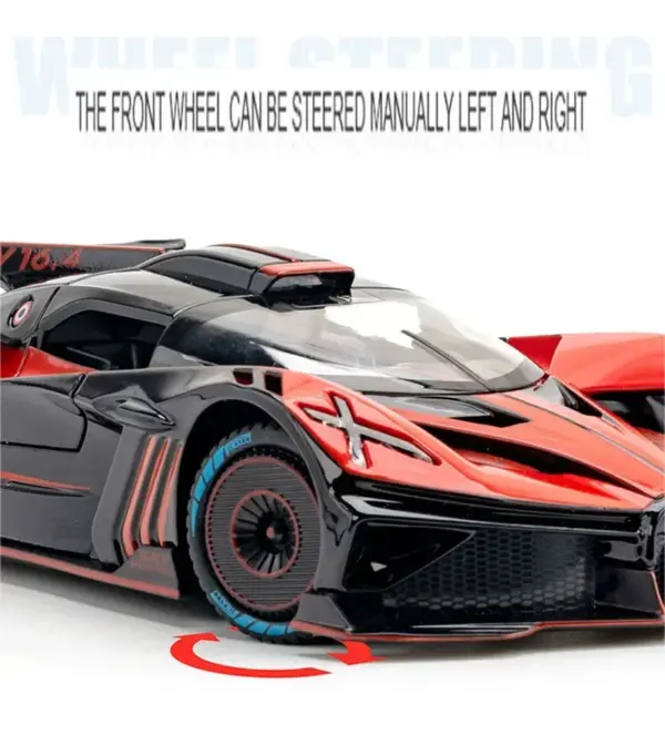 1/24 Alloy Bugatti Bolide Model Car Toy - Image 3