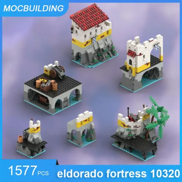 Fortress Expansion Bundle 1577PCS MOC Building Blocks