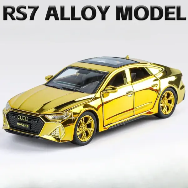 1:32 RS7 Diecast Model Car with Light Sound - Image 7