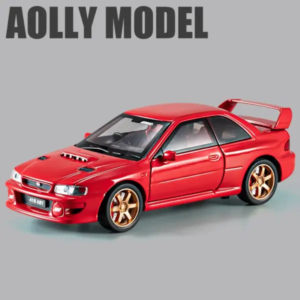 1:32 Subaru Impreza WRX STI Diecast Car Model - Image 8