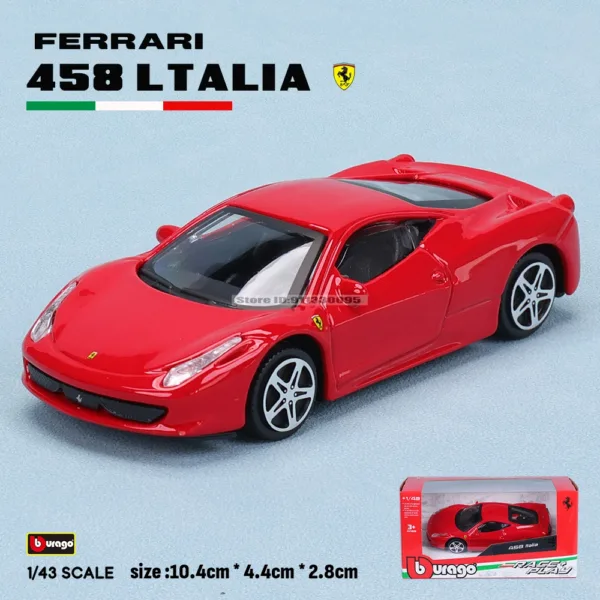 Bburago 1:43 Ferrari Diecast Car Model - Image 21