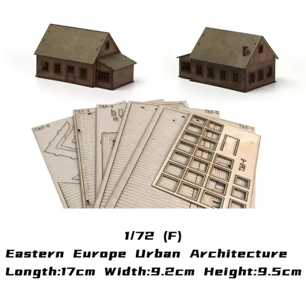 1/72 Eastern Europe Wooden Assembly Model Set - Image 7