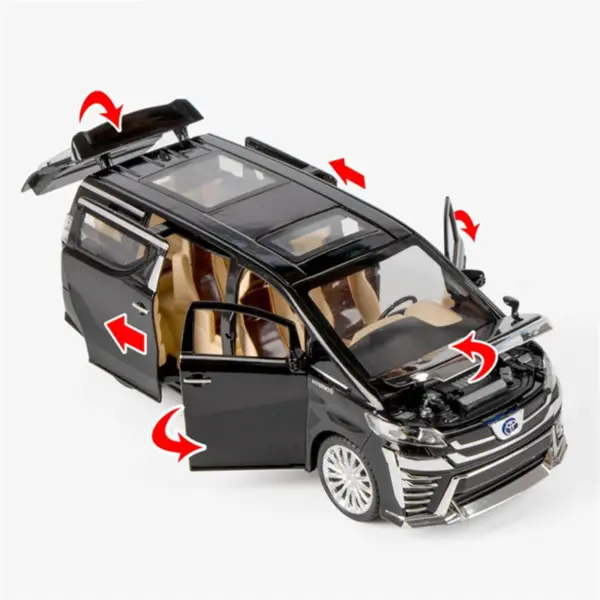 1:32 Toyota Vellfire Alloy Model Car - Image 5