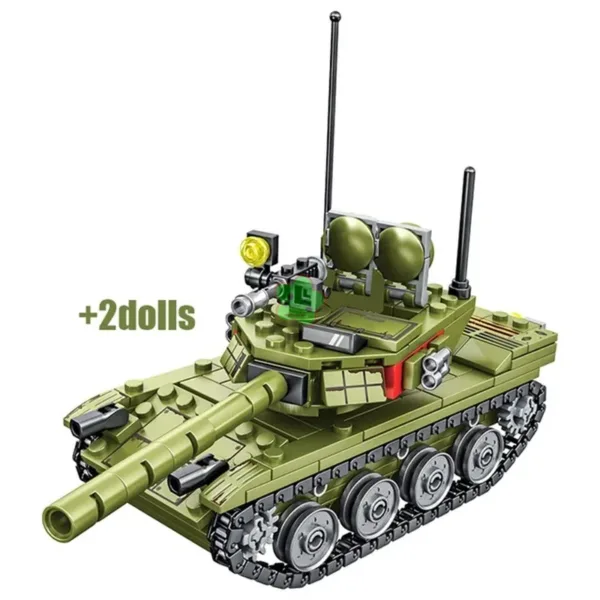 336pcs Type 85 Main Battle Tank Building Set - Image 3