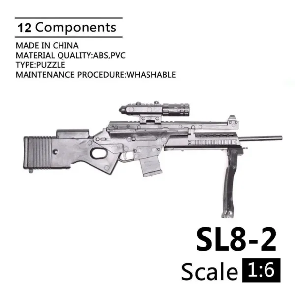 1/6 Scale AK47 Toy Gun Model Assembly - Image 31