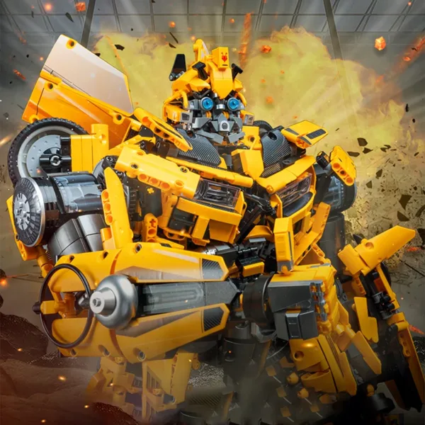 Bumblebeed Transformation Robot Building Blocks Set - Image 4