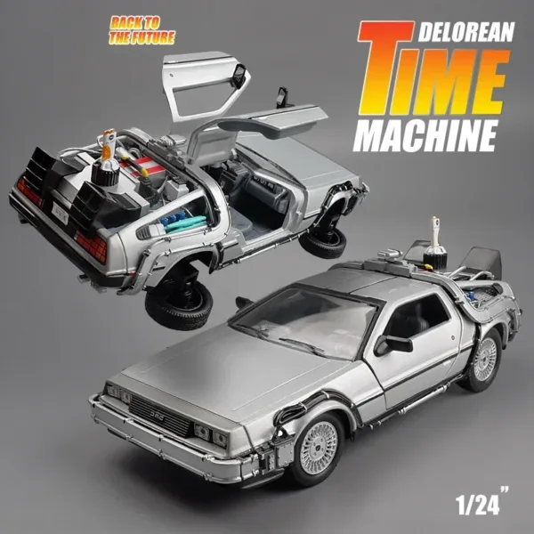 1:24 DMC-12 DeLorean Diecast Model Car