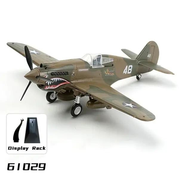 1/48 Scale P-40 Fighter Model Puzzle Kit - Image 9