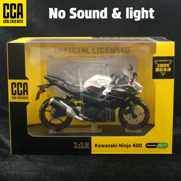 KAWASAKI Ninja 400 Diecast Motorcycle Model - Image 9