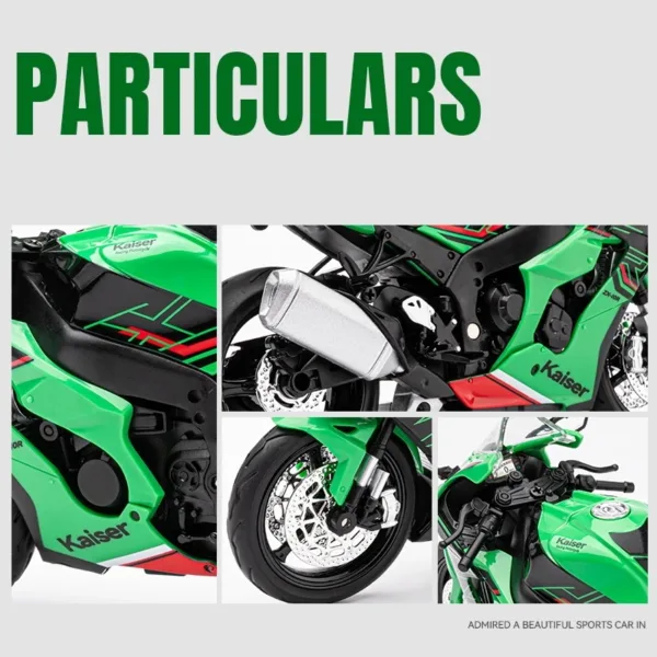 1:12 Kawasaki Ninja ZX-10R Diecast Model - Image 6