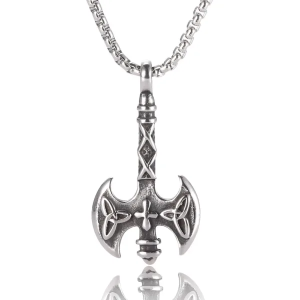 Titanium Steel Sword Pendant Necklace for Women - Image 9