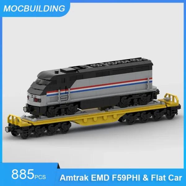 MOC Building Blocks Train Set 885PCS