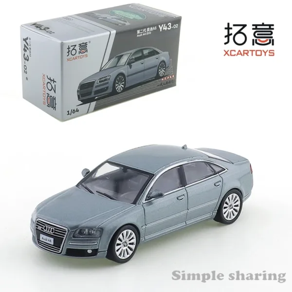 1:64 Audi A8 Diecast Car Model Toy - Image 8