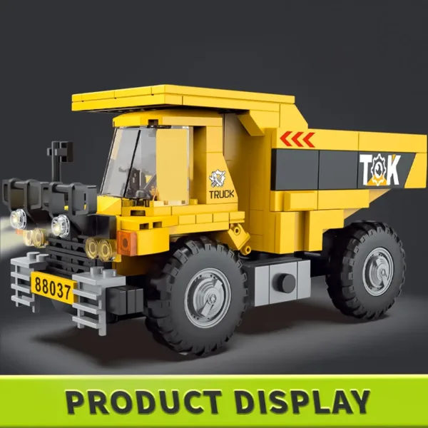 Children's Building Block Construction Vehicles Set - Image 4