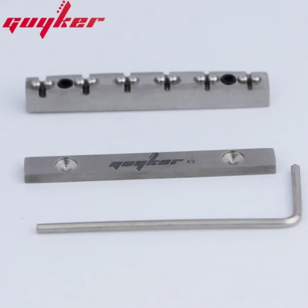 Height Adjustable Stainless Steel Guitar Nut 42MM/43MM - Image 3