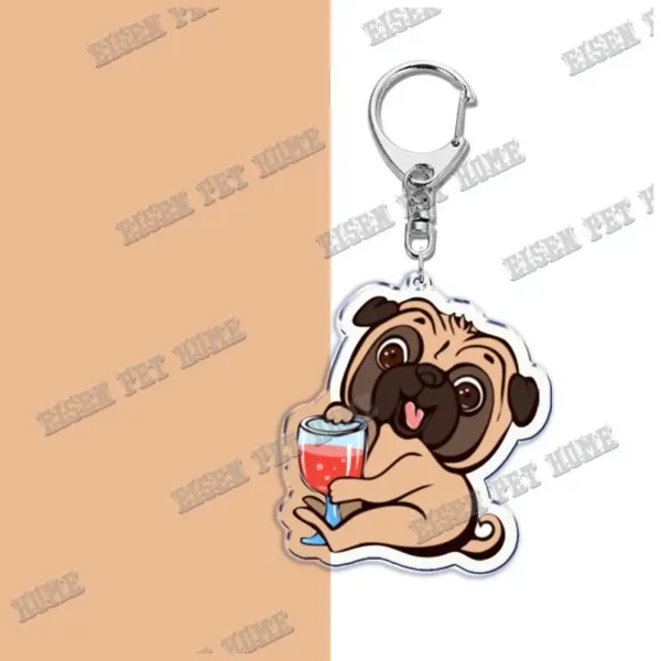 Cute PUG Keychain Pendant for All Occasions - Image 30