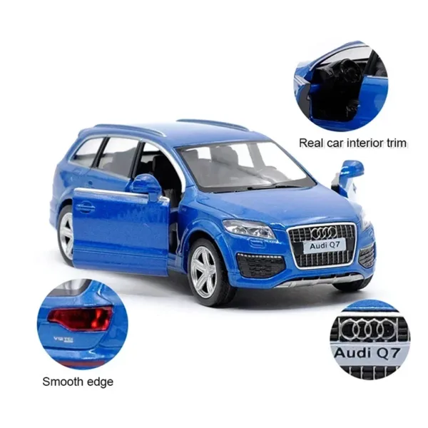 1:36 Alloy Audi Q7 Off-Road Model Toy - Image 4