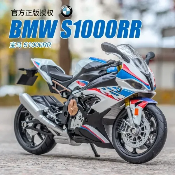 1:12 Scale BMW S1000RR Metal Toy Motorcycle