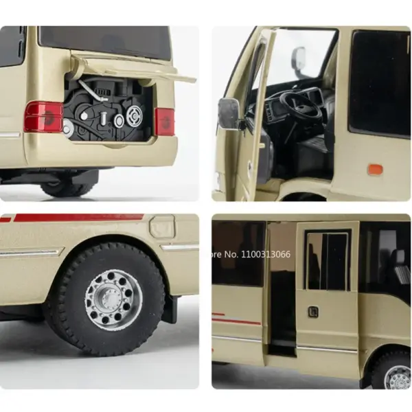 1:32 Scale Alloy Diecast Coaster Car Model - Image 3