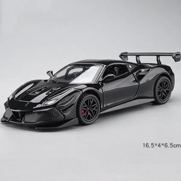 1:32 F488 Alloy Sport Car Model with Lights - Image 7