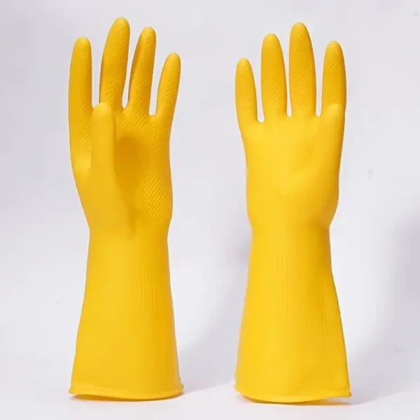 Nanyang Genuine Cowhide Latex Kitchen Gloves - Image 5